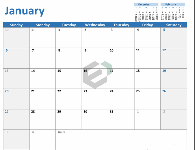 Any Year Custom Calendar feature image